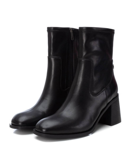XTI - Botin negro elastico tacon - 143421
