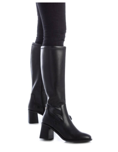 XTI - Bota alta negro tacon -143422