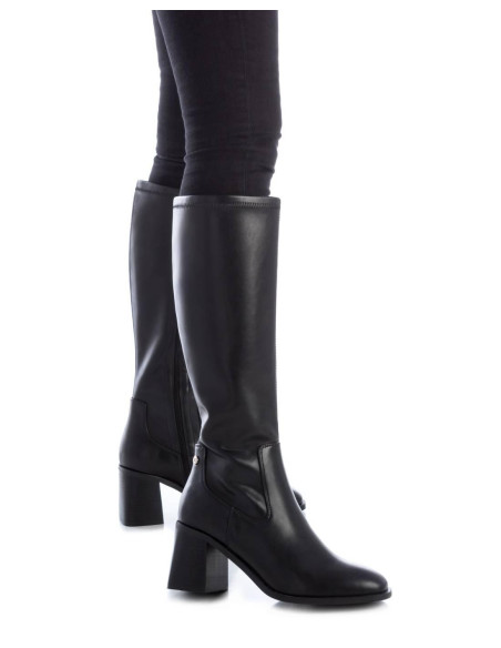 XTI - Bota alta negro tacon -143422