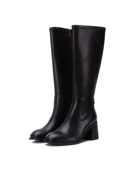 XTI - Bota alta negro tacon -143422