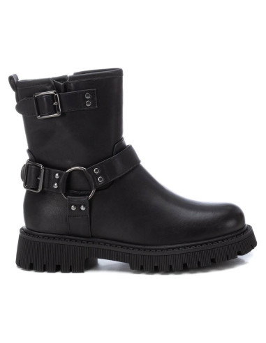 XTI - Bota hebillas negra - 142936