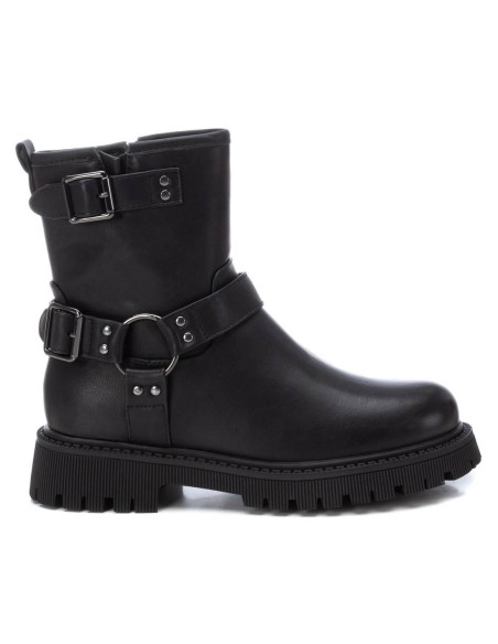 XTI - Bota hebillas negra - 142936