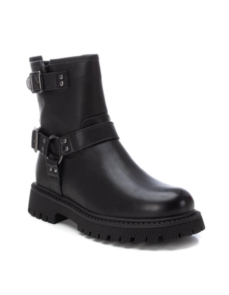 XTI - Bota hebillas negra - 142936
