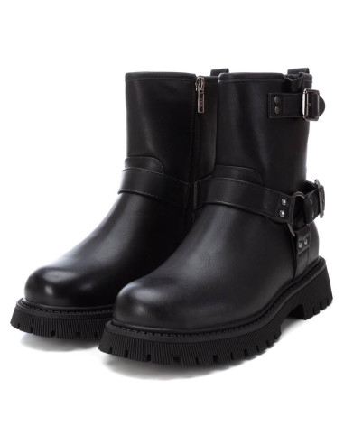 XTI - Bota hebillas negra - 142936