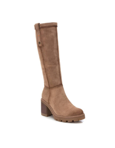 REFRESH - Bota alta antelina taupe - 172123
