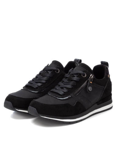 REFRESH - Zapatilla negro cremallera - 172059