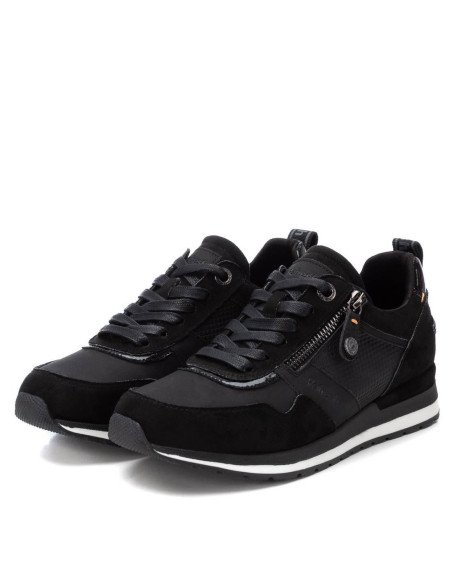 REFRESH - Zapatilla negro cremallera - 172059
