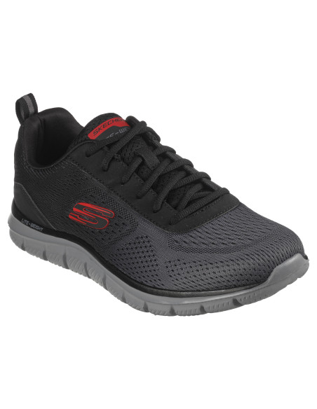 skechers - zapatilla combi negro - 232399