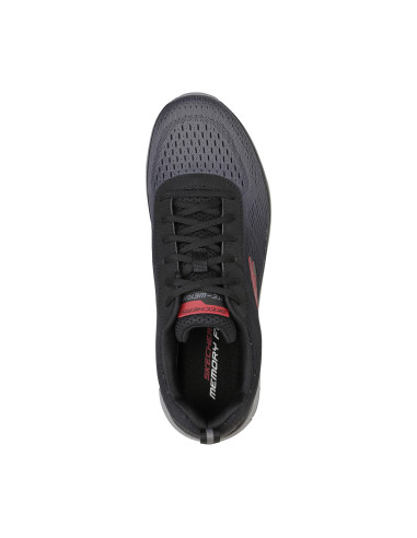 skechers - zapatilla combi negro - 232399