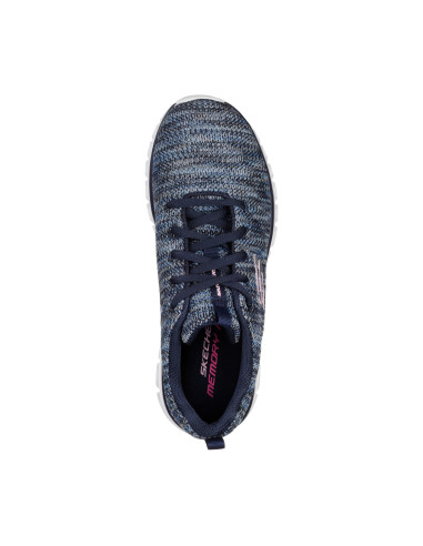 skechers - zapatilla Azul jaspeada - 12614