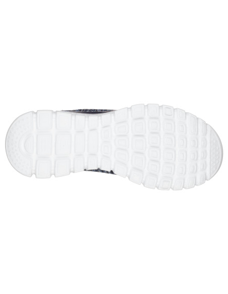 skechers - zapatilla Azul jaspeada - 12614