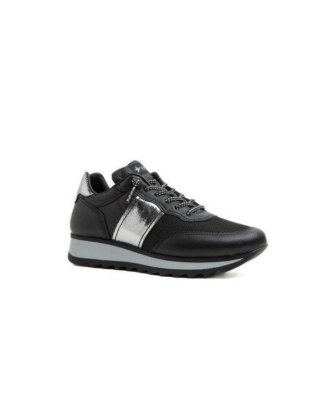 CETTI - Zapatilla piel negro -  C-849