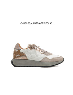 CETTI - zapatilla piel combinada - C-1371