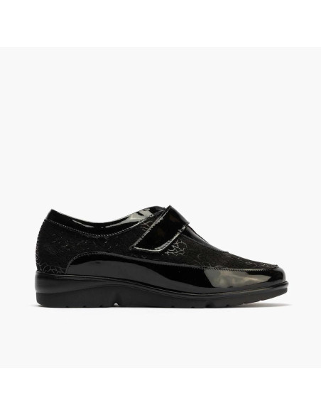 pitillos - zapato confort negro - 10001