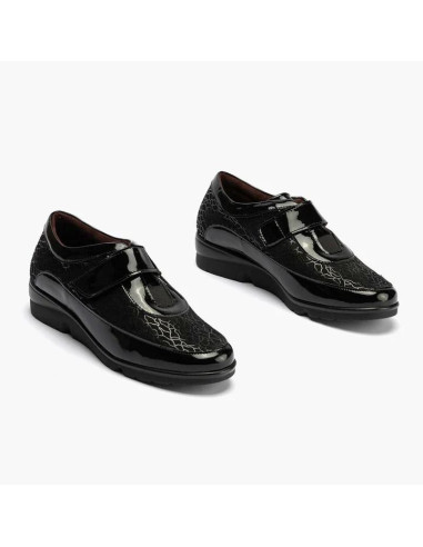 pitillos - zapato confort negro - 10001