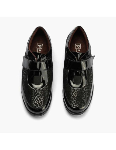 pitillos - zapato confort negro - 10001