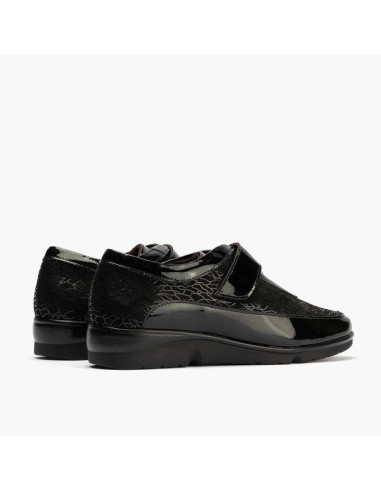 pitillos - zapato confort negro - 10001