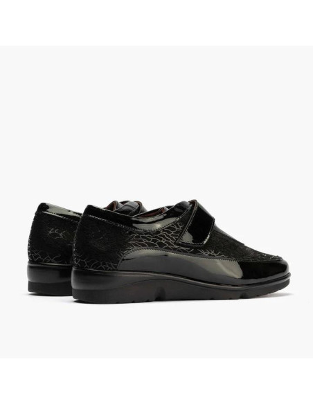 pitillos - zapato confort negro - 10001