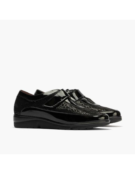 pitillos - zapato confort negro - 10001