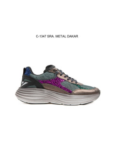 CETTI - Zapatilla gris volumen - C-1347