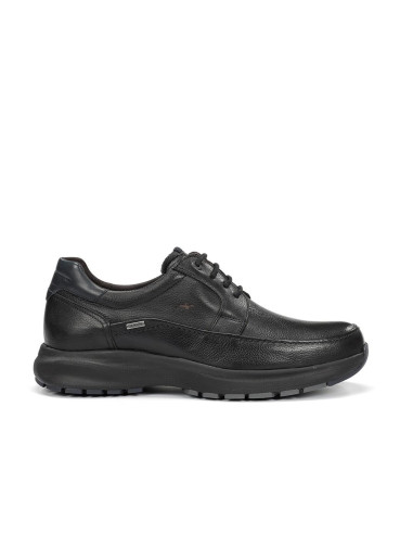 FLUCHOS -Zapato negro piel cordon -  F2065