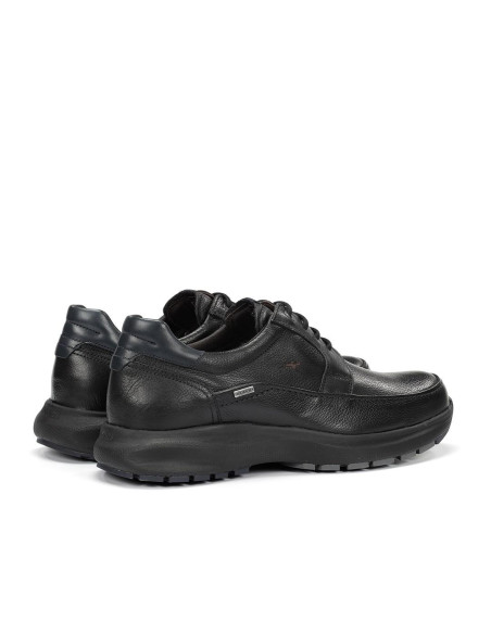 FLUCHOS -Zapato negro piel cordon -  F2065