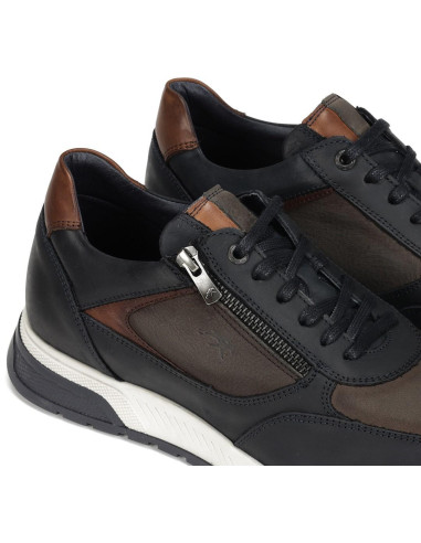 FLUCHOS - Zapato cremallera marino - F1603