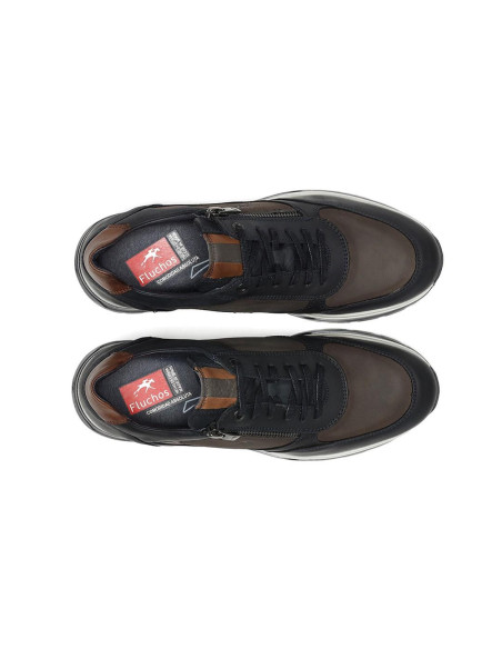 FLUCHOS - Zapato cremallera marino - F1603