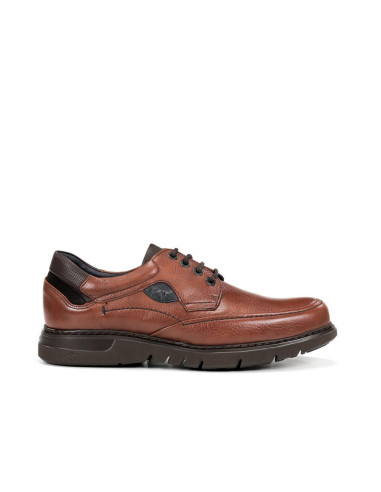 FLUCHOS  - Zapato piel marron cordon - F0248