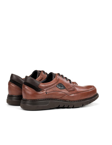 FLUCHOS  - Zapato piel marron cordon - F0248
