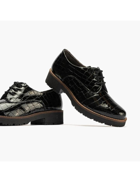 pitillos - Oxford coco negro - 10081