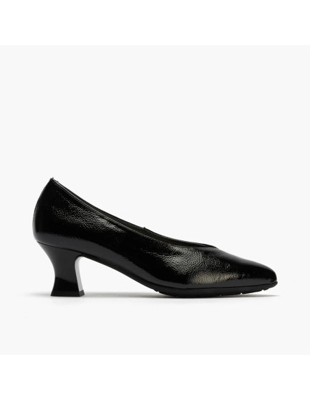 PITILLOS - Salon negro tacon bajo - 10152