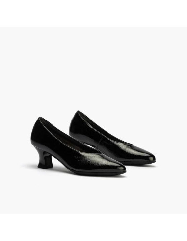 PITILLOS - Salon negro tacon bajo - 10152