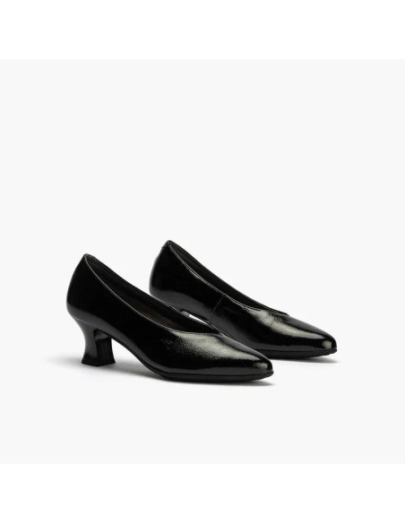 PITILLOS - Salon negro tacon bajo - 10152