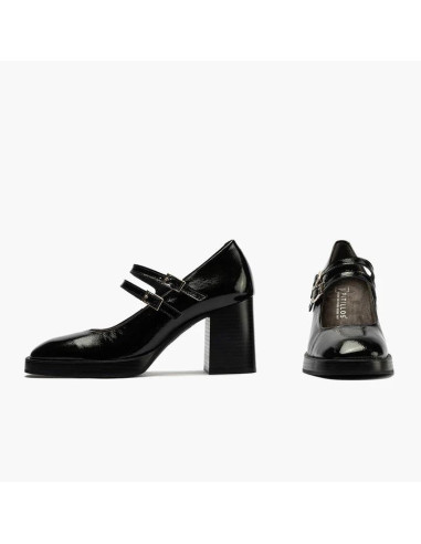 pitillos - zapato negro hebillas - 10195