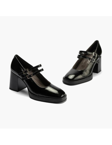 pitillos - zapato negro hebillas - 10195