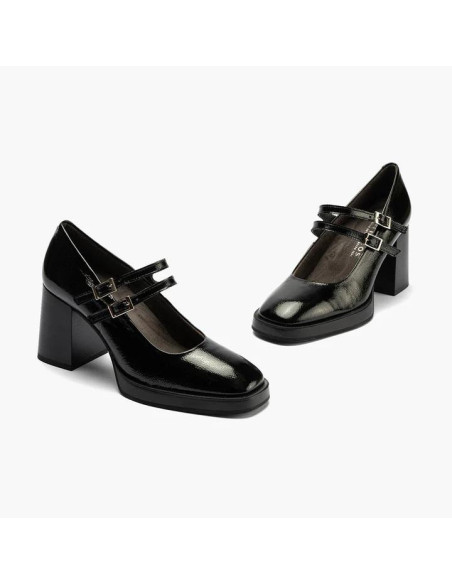 pitillos - zapato negro hebillas - 10195
