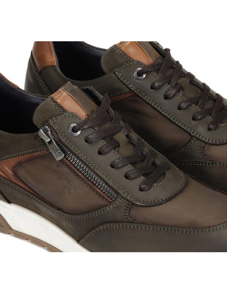 FLUCHos- Zapato kaki con cremallera - F1603