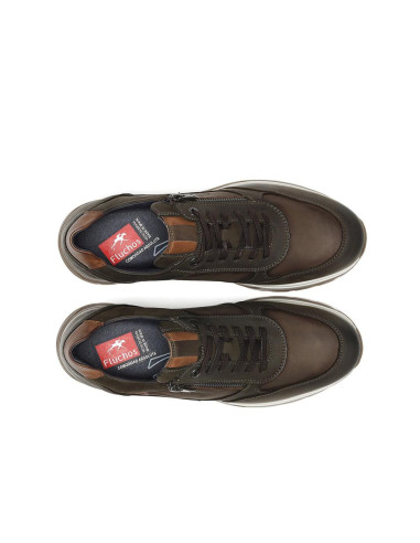 FLUCHos- Zapato kaki con cremallera - F1603