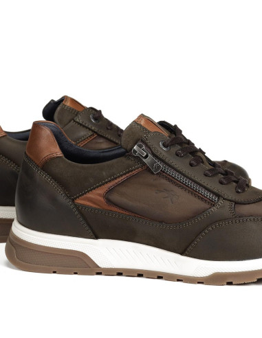 FLUCHos- Zapato kaki con cremallera - F1603