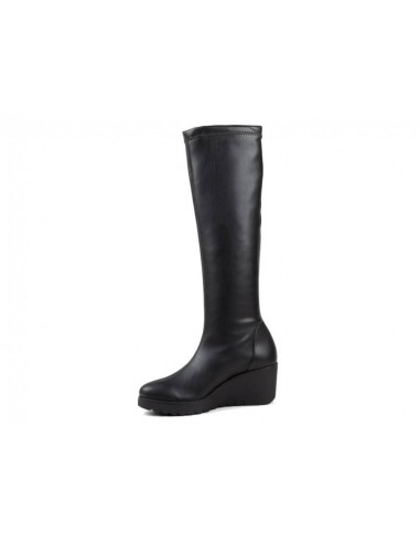 PAULA URBAN - Bota alta lycra negro -  15-1202