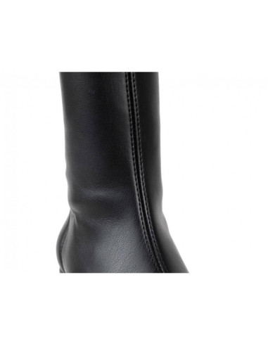 PAULA URBAN - Bota alta lycra negro -  15-1202