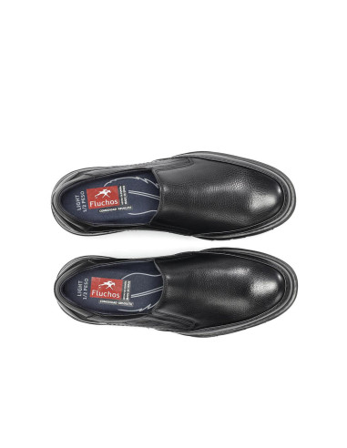 FLUCHOS - Zapato piel negro - F0249