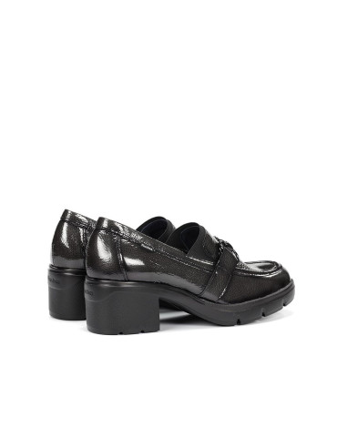 FLUchos - Mocasin charol negro - F2111