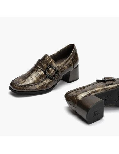 PITILLOS - Zapato abotinado piel humo - 10121
