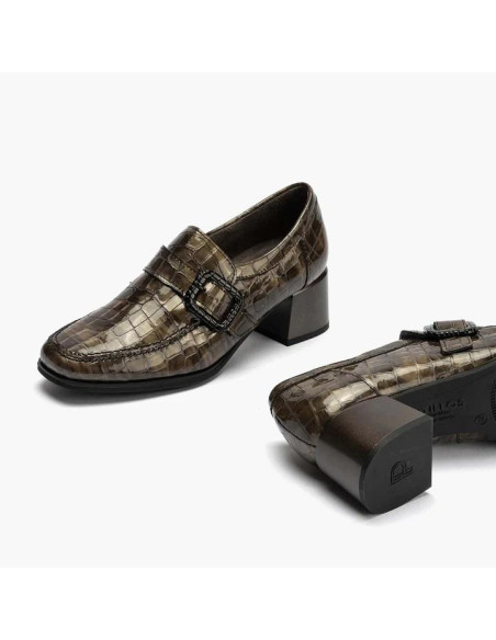 PITILLOS - Zapato abotinado piel humo - 10121