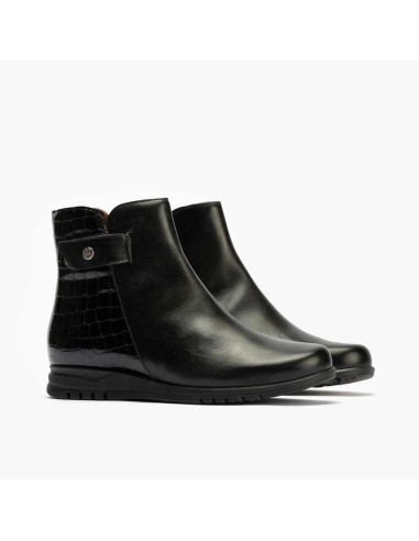 pitillos  - Botin piel negro - 20004