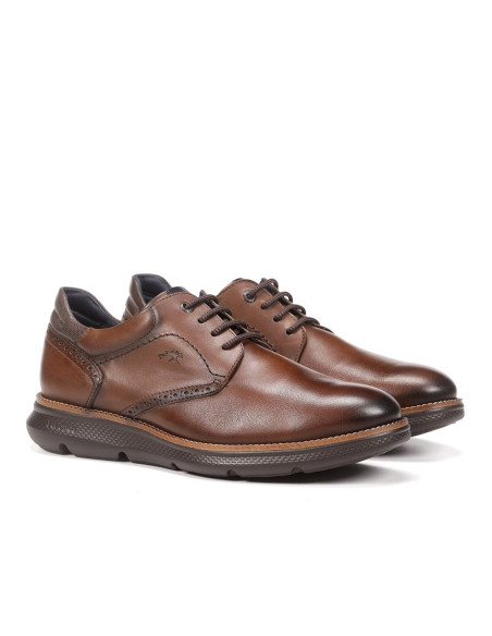 FLUCHOS - Zapato piel marron - F1351