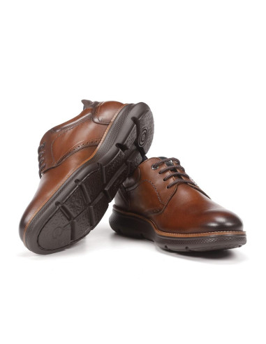 FLUCHOS - Zapato piel marron - F1351
